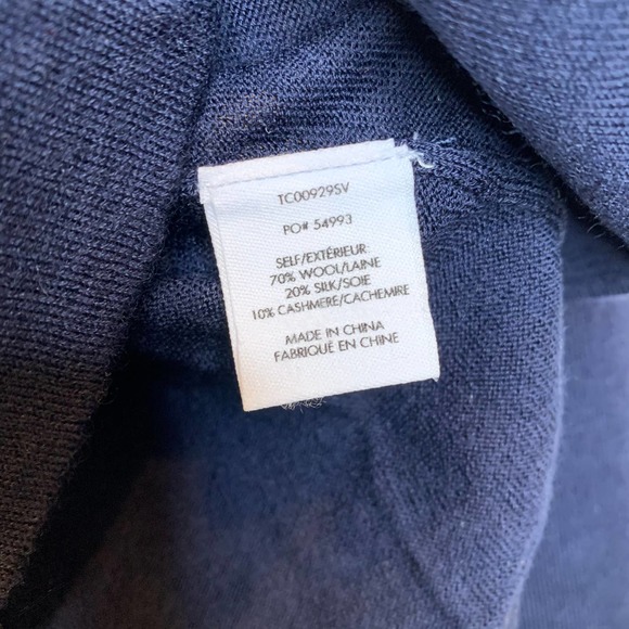 DEREK LAM Ventura Wool Blend V-Neck Sweater M - Picture 10 of 11